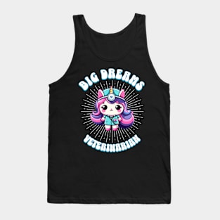 Big Dreams Veterinarian Unicorn Ocean Edition Tank Top